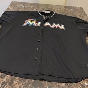 Miami Stanton Jersey. Black. Size 4XL